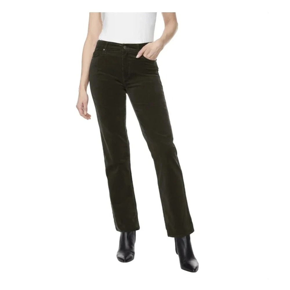 Buffalo David Bitton Women's Stretch Straight Leg Corduroy Pants, Rosemary, 8/29